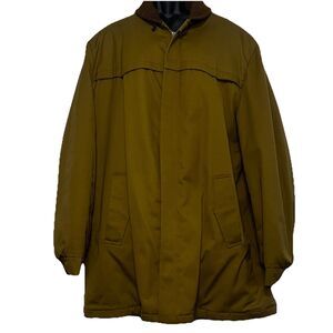Vintage 60s Sears Barn Coat Sherpa Lined Jacket Men's 48 X Tall EUC